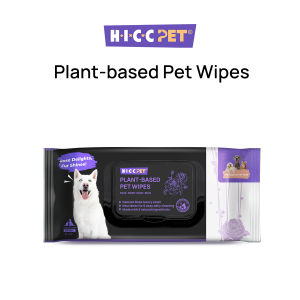 HICC PET Hypoallergenic Plant-Based Pet Wipes Cleaning Deodorizing Wipes for Dogs&Cats Nourishes Fur 100/120/400pcs
