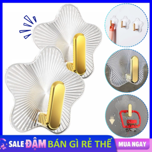 SET 2 Móc Dán Tường Siêu Dính Trong Suốt Hình Ngôi Sao Chịu Lực Tốt Chắc Chắn - Móc Treo Đồ Đa Năng / Móc Treo Quần Áo Chìa Khóa Đa Năng Tiện Ích / Móc Gắn Tường Ngôi Sao Sang Trọng Đẹp Mắt