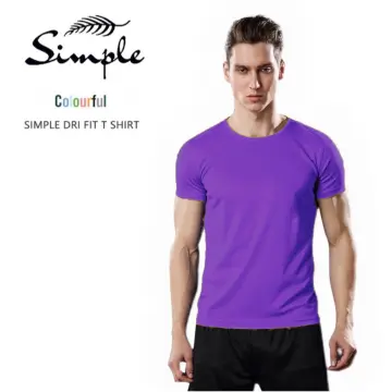 Purple dri fit shirt best sale