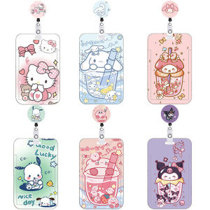 【SG Seller🇸🇬】Sanrio Ez-Link Card Holder Cute & Durable Case for Students Bus & MRT Cards with Keychain