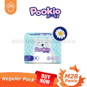 Pookio M 28 Pants Popok Bayi Anti Bocor Diapers Celana