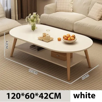 LULU Coffee Table Living Room Home Small Apartment Double Layer Table Simple For Rental House Minimalist Bedroom Creative Sofa Small Tea Table For Living Room Bedroom