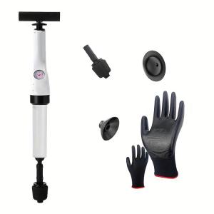 1 Set High Pressure Impact Force Pipeline Toilet Washbasin Vegetable Sink Unblocker Easy To Deal With Various Household Blockage Problems