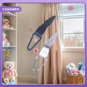 【CANAMEK】 10pcs DIY lure phụ kiện màu đen bạc thép không gỉ móc KEEPER cho lure Fly ráp Rod xây dựng thành phần sửa chữa
