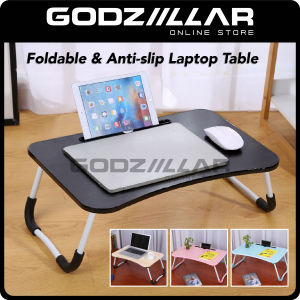 Laptop Table Foldable Table Anti-slip Bed Notebook Table Portable Computer Desk Meja Laptop Lipat Meja 折叠电脑桌
