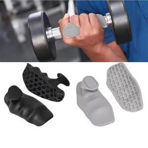 SVSAKZ168 1 Pair Ergonomic Weight Lifting Grips Anti-slip Elastic Workout Gym Gloves Gym Accessories Honeycomb-shaped Silicone Palm Grips Gym/Fitness