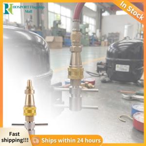 【HFM】 1/4 Inch Fridge Quick Coupling Brass Quick Connect Adapter Metal Quick Connector for Refrigerators and Cleaning Applications