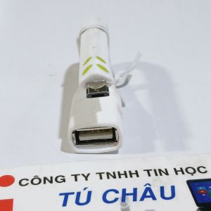Cáp OTG Micro USB / Chuẩn cắm Micro USB - Nhựa dẻo (Apacer - Tồn kho)