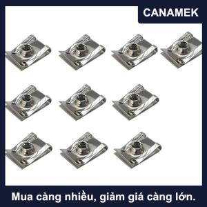 【CANAMEK】 10pcs thép không gỉ U loại Clip với chủ đề M6 M5 M4 M8 8mm 5mm 6mm 4mm sậy hạt cho xe hơi xe máy xe tay ga ATV Xe máy