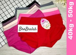 [ BRABRALAH ] (4 HELAI RM 12) Ladies Panties Lady Underwear 40kg-50kg  #605