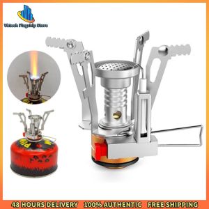 Vktech 3000W Outdoor Mini Gas Stove with Piezo Camping One-piece Gas Stove for Outdoor Cooking Picnic