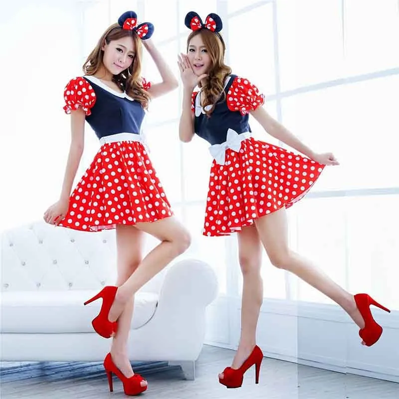 Minnie mouse cosplay costume best sale