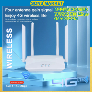 Wifi Wireless Modem Router 4G LTE Smartcom SM912 300mbps All Operator kartu