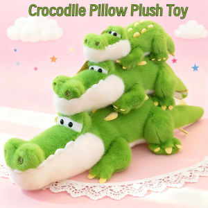 50-90cm Cute Cartoon Crocodile Pillow Plush Toy Stuffed Animal Sleeping Pillow Long Pillow Soft Gift