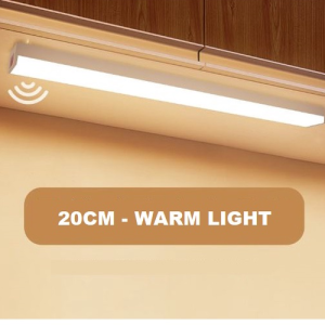 [SG] 20/30cm LED Motion Sensor Night Light USB Rechargeable Closet Kitchen Cabinet Wardrobe Bedroom Lighting Warm White