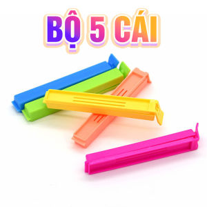 Bộ 5 Kẹp Miệng Túi Bảo Quản Đồ Ăn Nhanh Tiện Lợi - 100style