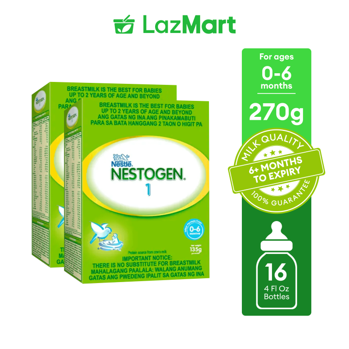 NESTOGEN 1 Infant Formula For 0-6 Months 135g - Pack of 2