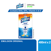 [Twin Pack] Scott’s Emulsion Original Flavour (2 x 400ml)