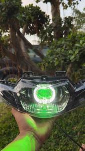 Reflektor Lampu depan smash lama old biled led