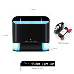 GuangBo 【Pen Holder Series】Separation Multifunction Pen Holder / Round Metal Pen Holder / Oblique Pen Holder Storage Pen Rack/ Nordic Style Simple Pen Holder /Pencil Holder Decoration Desktop Storage Desk Stationery Organiser Storage Container