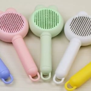 Pet Grooming Brush for Cats & Dogs – Deshedding Detangling & Bath Massage Comb