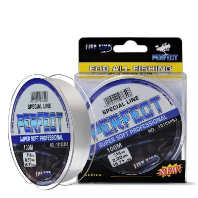 100M 4.14LB-34.32LB FluoroCarbon Leader Line Anti-Curl Carbon Fiber Coating Monofilament Strong Carp Fishing Line