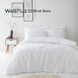 WellPlus ชุดที่นอนVeritas ชุดผ้าปูที่นอน+ผ้านวม super soft ผ้าปูที่นอน ชุดที่นอน ผ้าห่ม ผ้านวม เทาเข้ม
