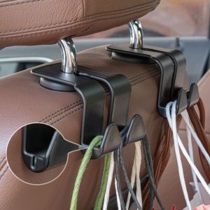 Car Rear Seat Storage Box Hook Headrest Hanger Auto Interior Organizer Hooks Bag Hanging Holder Multifunctional Hook Boxes