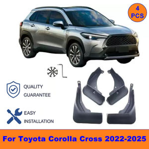 4Pcs Mud Flaps For Toyota Corolla Cross 2022-2025 - Splash Guards Front & Rear Wheel Fender Mudguards Car Exterior Protection