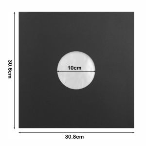 IDMU94789 Resealable Vinyl Records Sleeve Composite 7/10 inch LP Record Cover Record Storage Bags Record