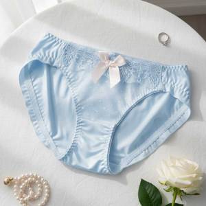 『Ship from MY』Japanese Plus Size Panty Underwear Royal Royalty Lace Ribbon Embroidery 大码内裤 M L LL 3L