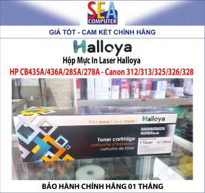 Hộp Mực In Laser Halloya Dành Cho HP CB435A/436A/285A/278A / Canon 312/313/325/326/328