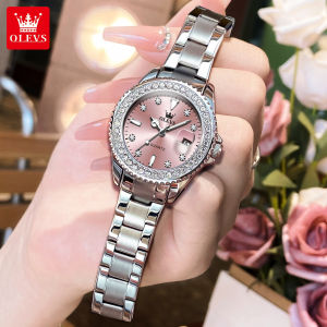 OLEVS Watch For Women Waterproof 2026 Original Branded Luxurious Elegance Stainless Steel Calendar Luminous Quartz Watch