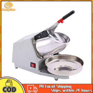 Ice Crusher Double Blade Electric Heavy Duty Smashing Ice Machine Stainless Steel Quickly Crush Automatic Ice Shaver