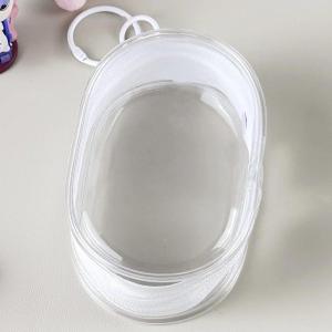 Transparent Collapsible Stackable Storage Box with Buckle Light Storage Case for Cellphone Charger Headset Fast Charger Accessories small toy Large capacity Small size