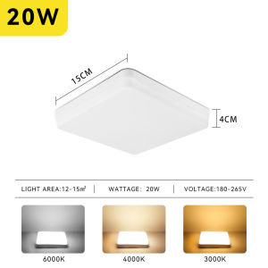 LANGYUE Đèn Trần LED Hiện Đại Đèn Trần Siêu Mỏng LED Vuông 20W 30W 40W 50W Cho Cầu Thang Phòng Ngủ Nhà Bếp Tủ Quần Áo Đèn Phòng Khách Phòng Bếp Phòng Ngủ Cửa Hàng