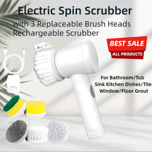 Soap Dispensing Kitchen Pot Brush – Push-Type Automatic Dish Scrubber with Replaceable PET Ball Head for Sink Stove