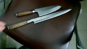 Bộ dao (1 sashimi + 1 deba) Nhật bản hàng lướt 99% chuyên thái lọc thịt làm cá