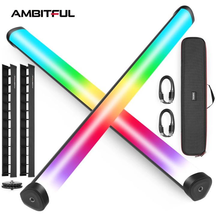 AMBITFUL A2 PRO 20W RGB Tube Light 2500K-8500K A2PRO Full Color LED ...