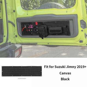 OnlyF U TESIN Car Trunk Organizers Bag For Suzuki Jimny 2019 2020 2021 2022 2023 2024 JB74 Rear Door Storage Bag Interior Accessories 4P7H5