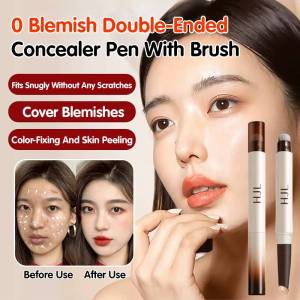 waterproof concealer concealer Cover up Oilproof A touch of hydration Makeup Holding conceal acne marks daily life Concealer Pen Covers Acne Marks And Dark Circles  Waterproof  Hydrating  Brightens Skin Tone  Lightweight
