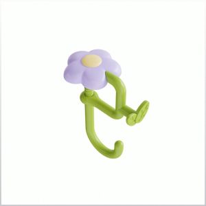 Hooks Suitable for School Families Solid Structure Book Bag Hook Small Flowers Multifunction