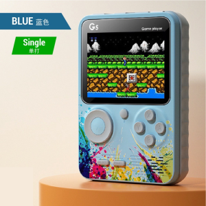 Ready Stock [G5 Rechargeable Gameboy] Retro 2 Player Portable Mini Game Console Emulator Built-in 500in1 Gaming Handheld Video Game Box TV Connect Playstation 1000mAh Battery Large LED Color Screen Monitor Cheap Childhood Gift For Girls Boy Kids Couple
