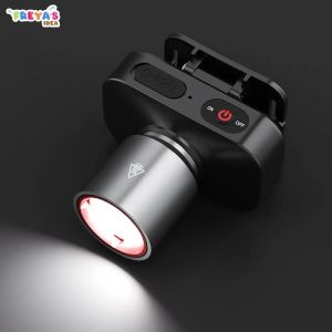 FR-C1347 Senter Kepala LED Zoom Cahaya Super Terang USB Charging Headlamp Lampu Led Light Tahan Lama