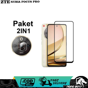 2IN1 TEMPERED GLASS BLUE ZTE BLADE V40S BONUS LENSA CAMERA ANTI RADIASI/BLUE