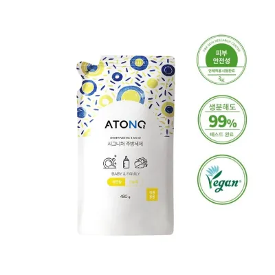 Nước rửa bình sữa chén bát đậm đặc thuần chay ATONO2 Hàn Quốc nước rửa rau củ quả cho bé