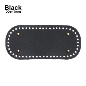 X CRAFT HOME Oval DIY Crochet Bag Handmade Bottom Bag Accessories PU leather for Knitted Bag Long Bag Bottom