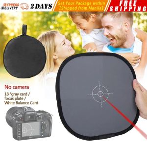 300mm Portable Photography Reflector Gray and White Balance Card White Balance Focus-Board Photo Studio Video Accessories Focus-Board