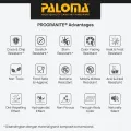 PALOMA SGP 7101 Kitchen Sink Bak Cuci Piring Dapur Progranite 2 Bowl Topmount Undermount Pro Granite Granit Quartz Top Under Mount Black Grey Gray White Hitam Abu Putih 7101BC 7101GS 7101WR. 