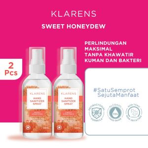 Hand Sanitizer Klarens Spray Honey Dew 2pcs